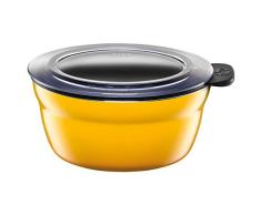 Silit Fresh Bowl - Cuenco con Tapa, 12 cm, Color Amarillo