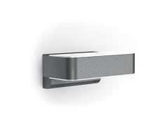 Steinel L 810 iHF LED Up-/Downlight antracita - LÃ¡mpara sensor para el exterior con 160Â° detector de movimiento invisible, Aplique con potencia de 12,5 vatios y luminosidad de 612 lm, 671310