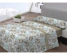 Pierre Cardin Juego sÃ¡banas coralina LIZANA 105 cm. Beig, 100Percent_poliÃ©ster, Cama de 105