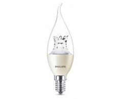Philips 929001140517 Bombilla LED vela, E14, Transparente