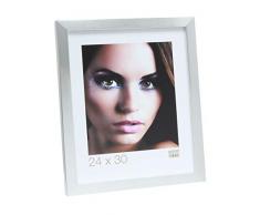 Deknudt S45RD3_24,0x30,0 - Marco de Fotos (Madera, 30 cm), Color Plateado