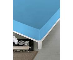 NATURALS SÃ¡bana Bajera Azul Claro Cama 105 cm