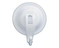 Wenko 4441010100 - Gancho de pared (2 unidades, plástico, 4 cm), color blanco