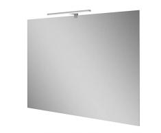 Baikal Espejo de BaÃ±o, Varias Formas y Medidas Disponibles. OpciÃ³n con y Sin LED. Estilos Que se adaptan al baÃ±o o Cualquier Estancia del hogar. 120 x 80 cm