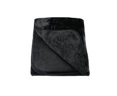 Amago Manta de sofÃ¡, SensaciÃ³n de Cachemira, Negro, 130 x 170 cm, 40024-94-1317