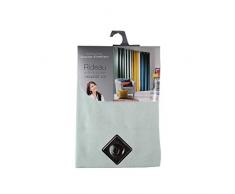 DOUCEUR DINTERIEUR Cortina con Ojales Cuadrados para Interiores, diseÃ±o de suedina, Verde Menta, 140 x 240 cm