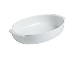 Pyrex Signature - Plato Cuadrado de cerámica, cerámica, Blanco, 25x18cm