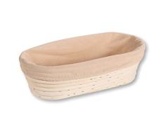 KESPER 19632 - Cesta para pan y fermentaciÃ³n de ratÃ¡n ovalada, 28 x 15 cm, forro textil extraÃ­ble/cesta de fermentaciÃ³n