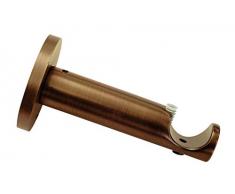 Gardinia - Soporte para Cortina (Abierto, diámetro de 25 mm, Bronce, 8 cm)