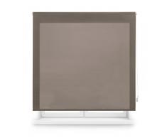 Blindecor Ara - Estor enrollable translÃºcido liso, MarrÃ³n, 120 x 250 cm (ancho x alto)
