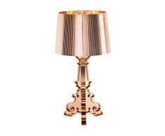 Kartell Bourgie, LÃ¡mpara de mesa con regulador de intensidad, Regulable, Naranja (Cobre)