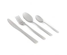 Russell Hobbs RH00023 CuberterÃ­as Completas, CuberterÃ­a De Mesa para 6 Personas, 24 Piezas, Cubiertos Vienna De Acero Inoxidable, Set De Vajillas Con Cuchillos, cucharas, tenedores y cucharillas Plata