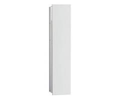 Emco Asis 2.0 - Armario Empotrado con Soporte para Papel higiÃ©nico y Compartimento Extra, Armario Alto con funciÃ³n Push to Open, Color Blanco