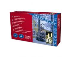 Konstsmide 1128-000 - Guirnalda para el árbol de navidad (velas de luz, 16 luces transparentes, 230 V, para exteriores)