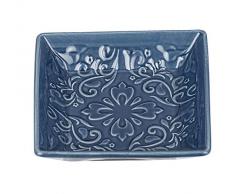 Wenko Jabonera Cordoba AzulÂ âÂ Jabonera, cerÃ¡mica, Azul Oscuro, 10.5Â x 10.5Â x 2.5Â cm