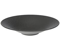 Villeroy & Boch Manufacture Rock - Cuenco de porcelana (6 unidades, 28,4 cm), color negro