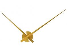 Karlsson Little Big Time Reloj de Pared, Aluminium, Dorado, 90x90x5 cm