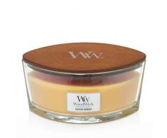 WoodWick 76085 diseÃ±o nÃ¡utico de Mimosa HearthWick vela, amarillo