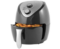 Petra PT5314HEVDEEU10, 3,2 l, Bandeja Antiadherente, circulación rápida, Aceite, Temporizador de 30 min, Indicadores de Encendido/Listo, Temperatura Regulable, 1300 W, Freidora de Aire de 3,2 l