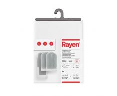 Rayen - Funda de ropa para armario. Pack de 3 bolsas translúcidas para guardar ropa. Protectores de ropa antipolvo. 60 x 150 cm y 60 x 100 cm. Translúcido