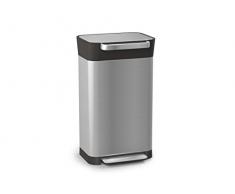 Joseph Joseph Titan Cubo de Basura Compactador, Acero Inoxidable, Plata, 39x34.4x68.4 cm