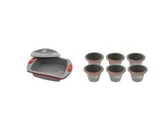 Jata Hogar Moldes de cocina de silicona aptos para freidoras de aire, horno, congelador, microondas y lavavajillas. Libres de BPA