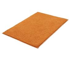 Kleine Wolke 4018488150 Kansas - Alfombra de WC (50 x 50, algodón), Color Naranja