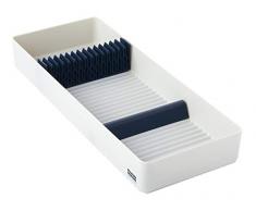 KUHN RIKON Wave Safe Store-Organizador de Cuchillos, Blanco, 25 cm