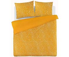 DayDream bedwear Hazel-Funda de Cama, Color Amarillo, algodÃ³n, 200 x 200/220