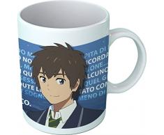 DYNIT Your Name Taza Taki, cerámica, Azul