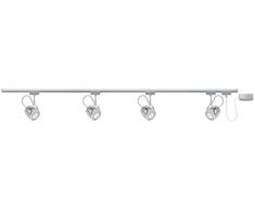 Paulmann 951.69 corriente Sistema de raíles, metal, GU10, Plata