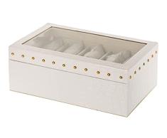 Caja 10 Relojes PU 28X18X10 CM
