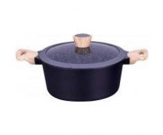 Cacerola con Revestimiento de Granito, Mango Soft-Touch imitación Madera (28 cm)