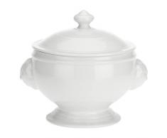 La Caja de Regalo de Porcelana quimera de LeÃ³n Fuente sopera, Blanco, 22Â cm