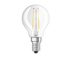 OSRAM LED Retrofit CLASSIC P Bombilla LED , Casquillo E27 , 2700 K , 1,50 W , Equivalente a 15Wro , Blanco cálido