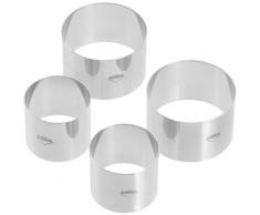 KÃ¼chenprofi 0905002804 - Moldes para Platos y Postre (Juego Variado de 4 Piezas)