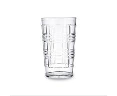Quid Viba Vaso Alto Acrilico 65cl Transparente