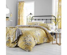 Catherine Lansfield Set de Cama, Algodón, Ochre, Queen, 1x220x220 cm