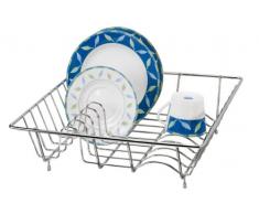 Wenko Escurreplatos Rejilla Escurridor, Metal Cromado, Plata Brillante, 9x35x35 cm