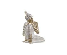 Figura Decorativa de la Marca DKD Home Decor Dorado Buda Blanco Resina (19 x 14.5 x 26 cm) (Referencia: S3019706)