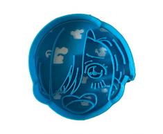 Cuticuter Viktor Amazing Cara Yuri On Ice Cortador de Galletas, Azul, 8x7x1.5 cm