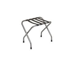 Mabel Home Estante de equipaje plegable de metal, soporte para maleta con correas de nailon, 5 modelos y 3 colores, para hotel, dormitorio, habitación de invitados, armario (500 gris)