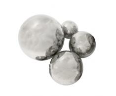 Bola decorativa de 20 cm, plata