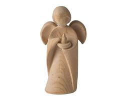 4betterdays.com NATURlich leben! Ãngel guardián clásico de Madera de Pino â con Vela â Altura 9 cm â Regalo para Bautizo o Navidad â ArtesanÃa de Tirol del Sur