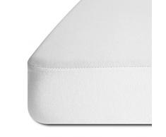 Deluxe 204010115020001 - Sábana Bajera Impermeable Protectora, 150 x 200 cm, Color Blanco
