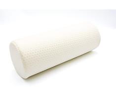 Lifenaxx CojÃn ergonómico sofá, Cama, Coche LX-037 - CojÃn Cervical para el Dolor de Cuello, Rodillo de Soporte para Las piernas - Rollo de Espuma viscoelástica - Alivia la Columna Vertebral