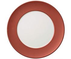 Villeroy & Boch Manufacture Glow Plato Gourmet, 32 cm, Porcelana Premium, bicolor,Cobre