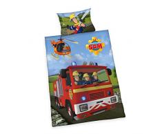 Herding Fireman Sam Juego de Cama, algodÃ³n, Multicolor, 40 x 60 cm, 100 x 135 cm