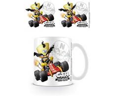 Crash Bandicoot MG25575 - Taza de cerámica (315 ml), diseño de Neo Cortex