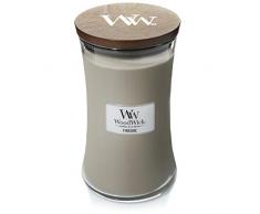WoodWick vela aromÃ¡tica grande en forma de reloj de arena, lumbre